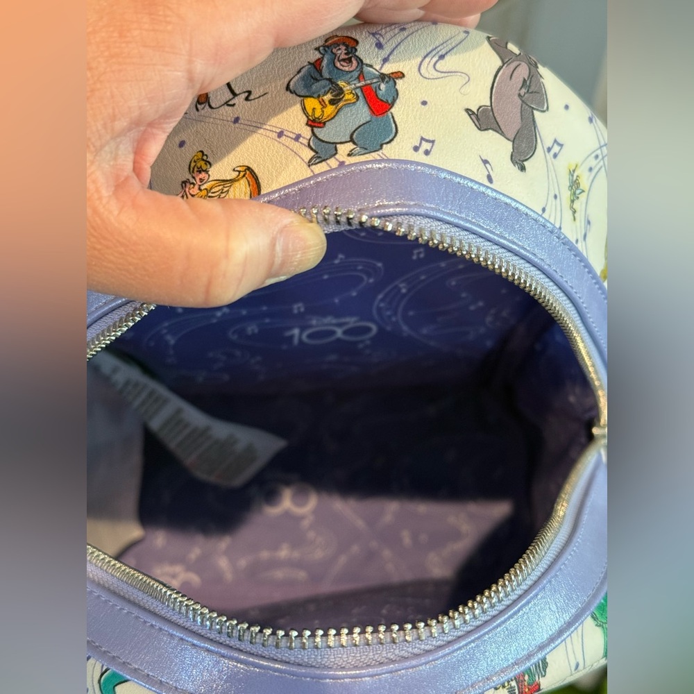 Loungefly Disney 100 Years of Wonder & Music Backpack NWOT - Picture 17 of 17